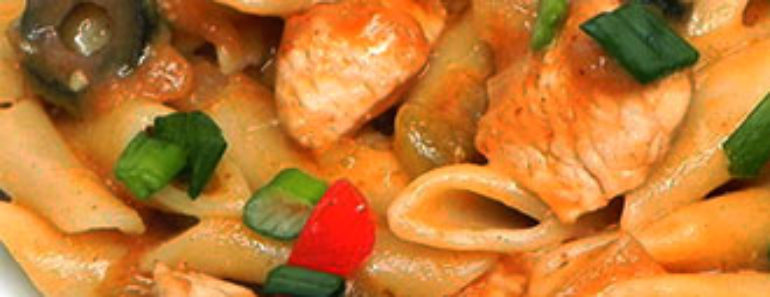 CHICKEN ENCHILADA PASTA