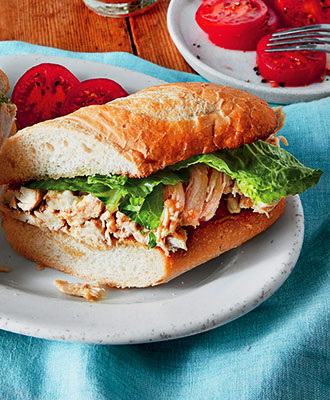 Chicken Caesar Salad Sandwiches