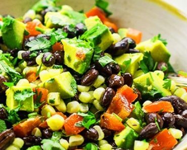 Fresh Corn Salad with Black Beans and Tomatoes