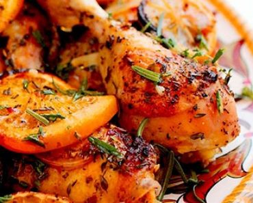 citrus herb marinated roast chicken