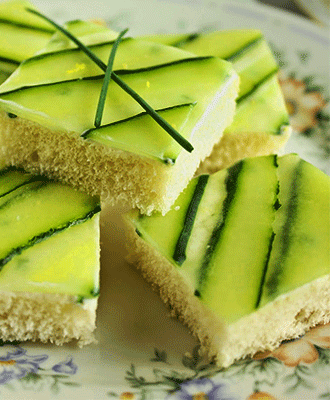 Cucumber Tea Sandwiches 