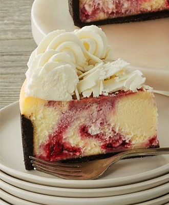 white chocolate raspberry truffle cheesecake 