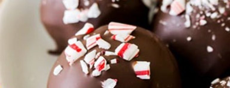 peppermint Oreo truffles