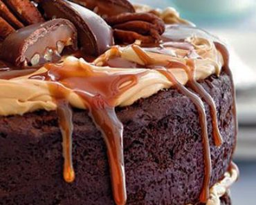 Chocolate Turtle Cake