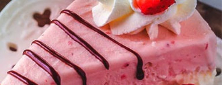 Strawberry Ice Cream Cake