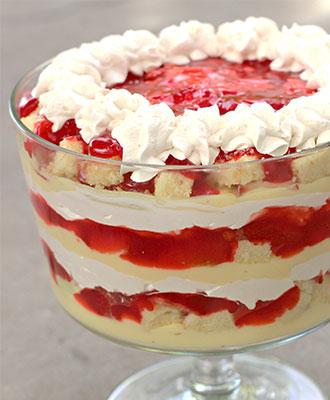 Strawberries n’ Cream Trifle – gyniro