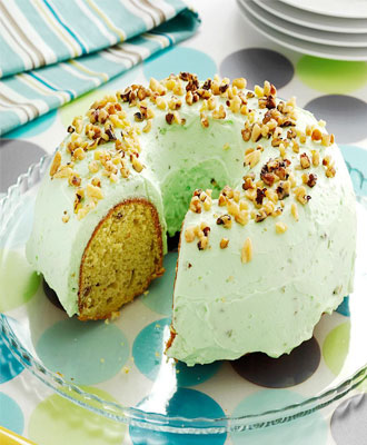 Pistachio Pudding Bundt Cake 