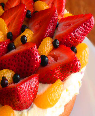 Egg-Free Fresh Fruit Cake 