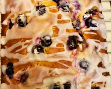 Lemon Curd and Blueberry Loaf