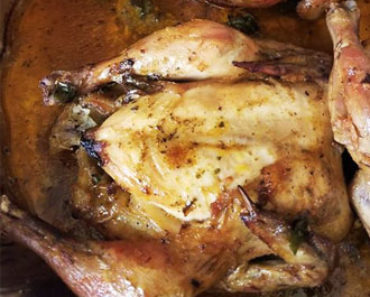 Baked Cornish Hens