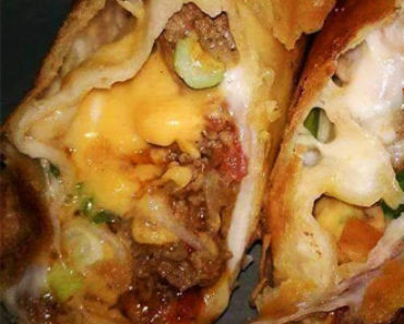 Beef and Cheese Chimichanga