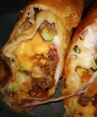 Beef and Cheese Chimichanga