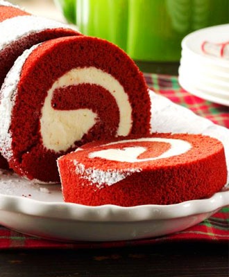 Red Velvet Cake Roll 