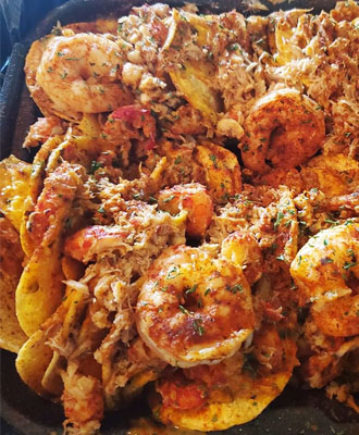 SHRIMP NACHOS 