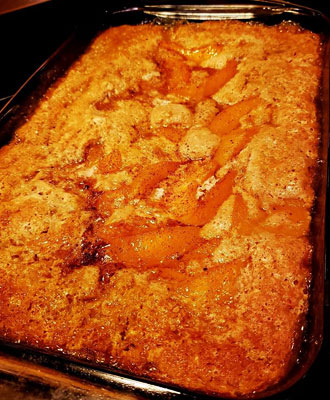 Old Fashion Peach cobbler 