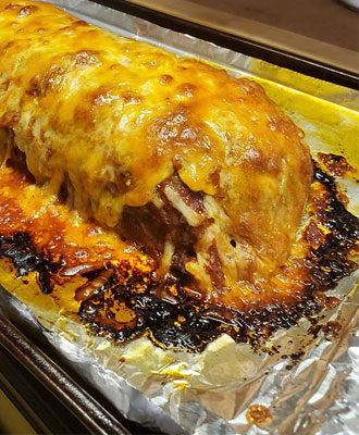 Cheese Stuffed Meatloaf 
