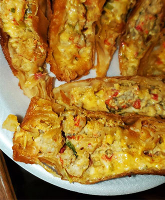 Crawfish Egg Rolls