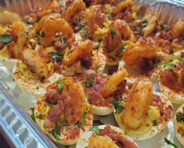 BACON BBQ Ranch Deviled Eggs