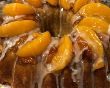 Peach Cobbler Pound Cake