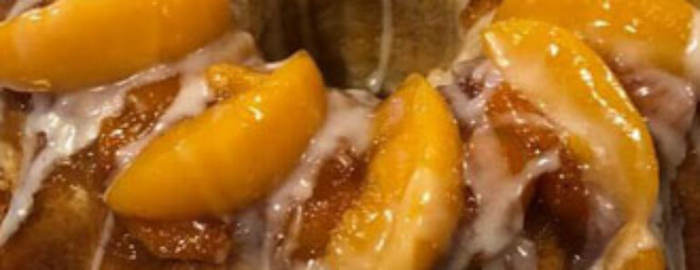 Peach Cobbler Pound Cake