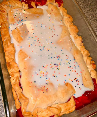 Strawberry Poptart Cobbler 