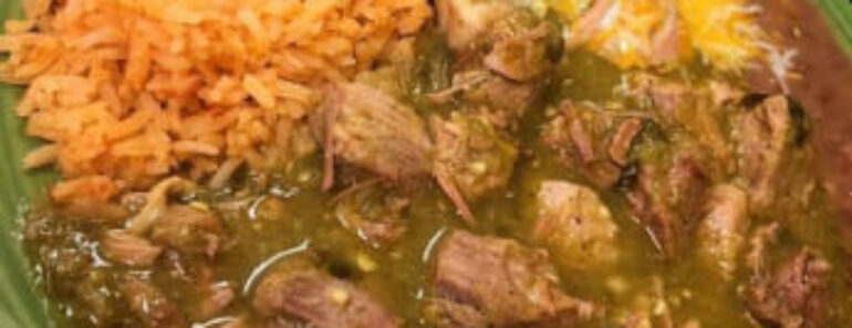 Carne Asada Con Chile Verde