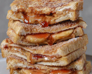 Homemade Peanut Butter Jelly French Toast