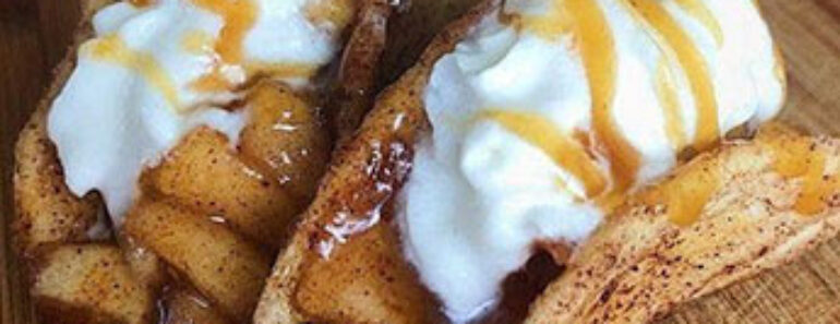 Apple Pie Tacos