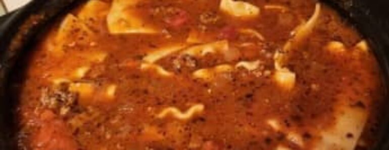 Lasagna Soup