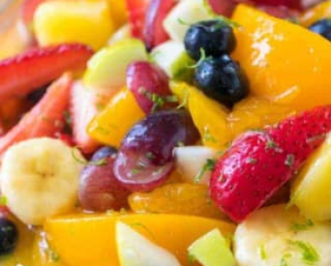 Best Fruit Salad with Vanilla Pudding