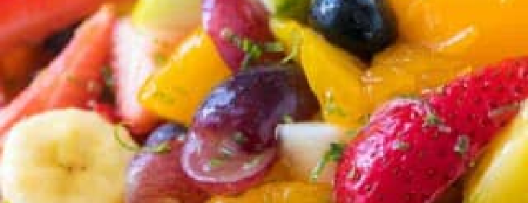 Best Fruit Salad with Vanilla Pudding