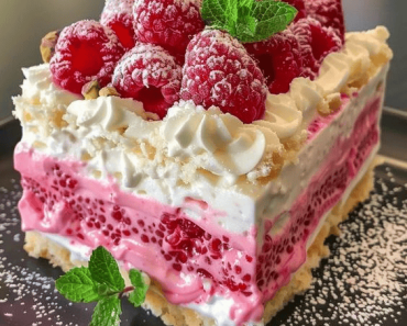 Raspberry Icebox Cake