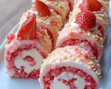 Strawberry Shortcake Sushi