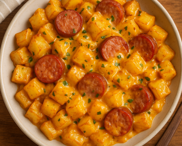 Cheesy Ranch Potatoes and Smoked Sausage