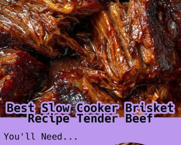 Best Slow Cooker Brisket Recipe Tender Beef