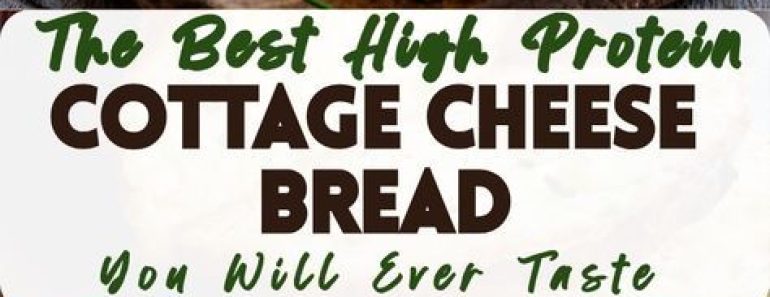 Easy 2-Ingredient Cottage Cheese Bread (High-Protein & Low-Carb)