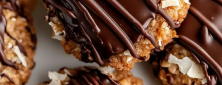 No-Bake Samoa Cookies