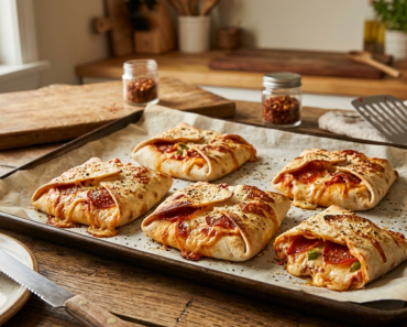 easy baked pizza wraps