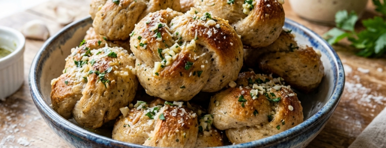 Quick Sourdough Discard Garlic Knots
