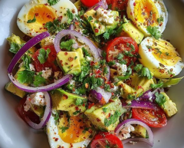 Workout Egg Avocado Salad