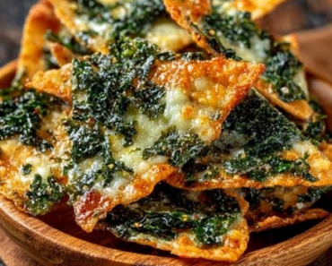 Mediterranean Spinach and Feta Crisps