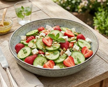 Cucumber Strawberry Salad