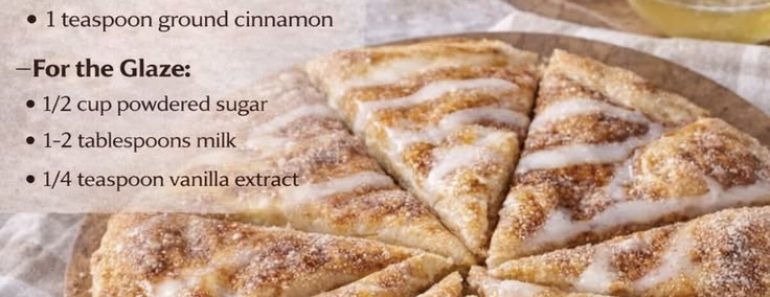 Cinnamon Sugar Pizza
