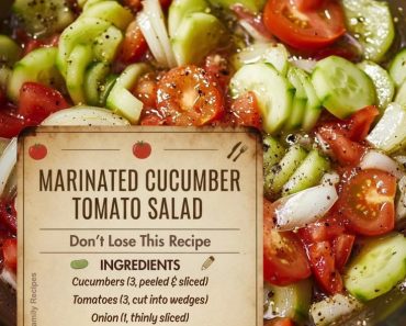 Marinated Cucumber Tomato Salad – The Best Fresh Summer Salad Recipe