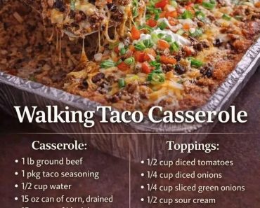 Walking Taco Casserole