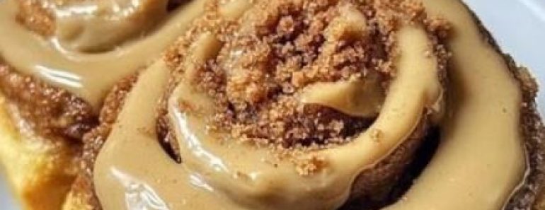 Biscoff Cookie Butter Cinnamon Rolls