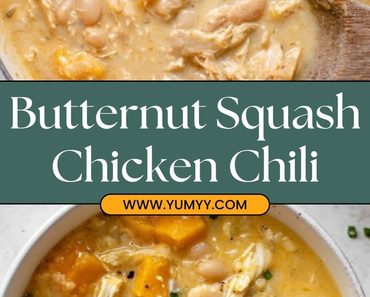 Butternut White Chicken Chili – Cozy, Creamy, and Comforting Fall Dinner