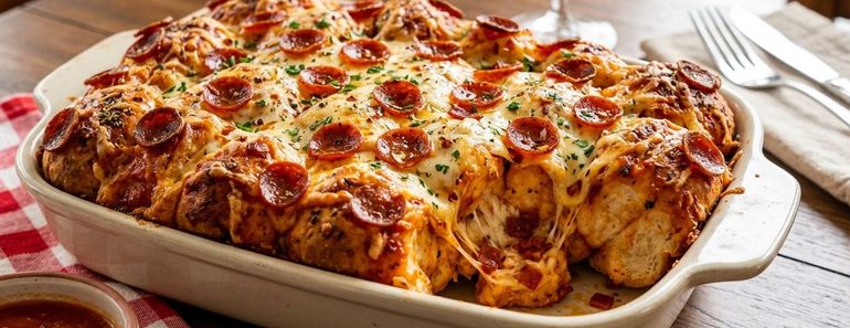 Pepperoni Pizza Monkey Bread